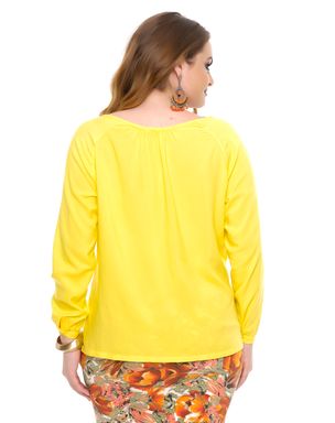 Blusa-plus-size-manga-longa-com-recorte-viscose-lisa-10