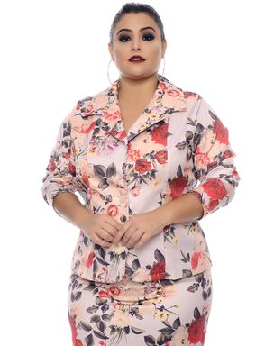 Blazer-Floral-Dilma-Plus-Size