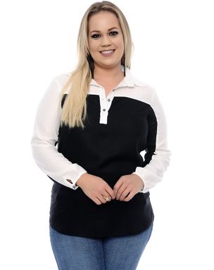 Camisa-Feminina-Bicolor-Plus-Size-3306