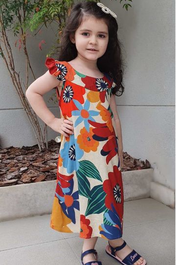 vestido infantil plus size