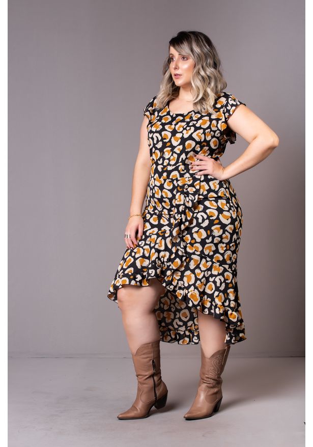 vestido mullet floral