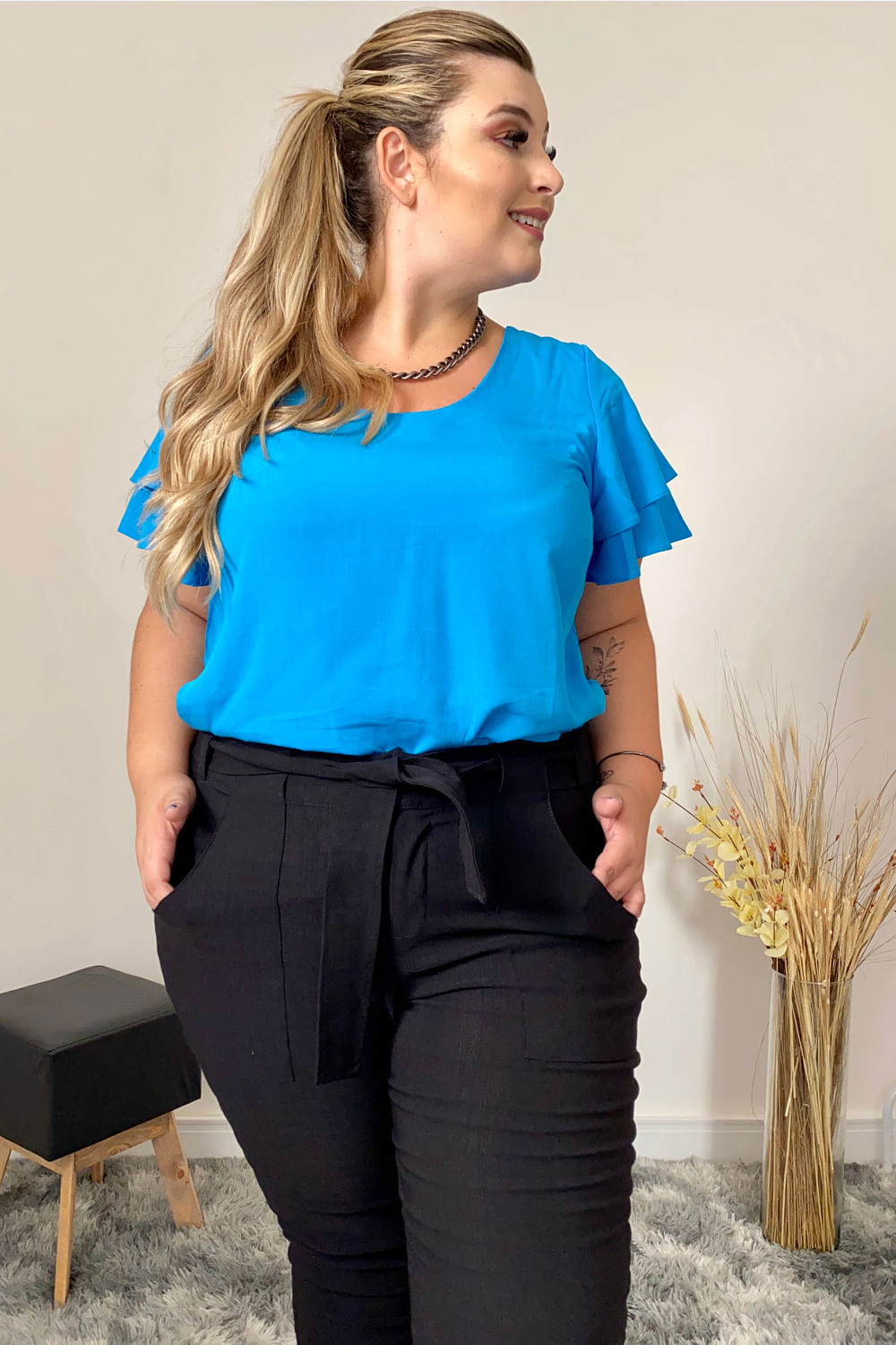 Daluz plus size sales blusas