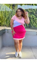 vestido-tricolor-pink-plus-size
