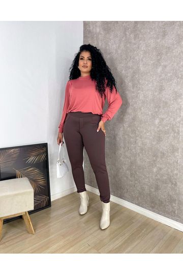 Calca-Montaria-Ziper-Marrom-Plus-Size Calca-Montaria-Ziper-Marrom-Plus-Size