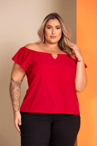 Blusas plus size 2024 festa