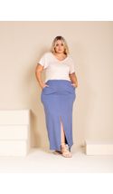 Saia-Longa-Moletinho-Plus-Size-AZUL Saia-Longa-Moletinho-Plus-Size-AZUL