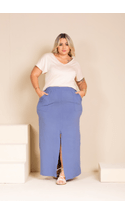Saia-Longa-Moletinho-Plus-Size-AZUL Saia-Longa-Moletinho-Plus-Size-AZUL