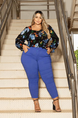 Calca-Bengaline-Skinny-Camille-Azul-Plus-Size