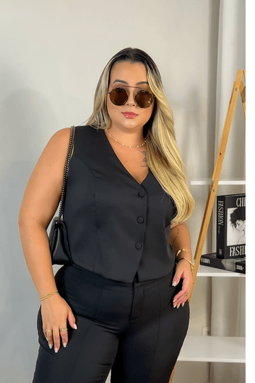 Colete-Alfaiataria-Venetta-Plus-Size-PRETO Colete-Alfaiataria-Venetta-Plus-Size-PRETO