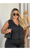 Colete-Alfaiataria-Venetta-Plus-Size-PRETO Colete-Alfaiataria-Venetta-Plus-Size-PRETO