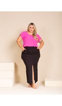 Saia-Longa-Bengaline-Camille-Plus-Size-PRETO Saia-Longa-Bengaline-Camille-Plus-Size-PRETO