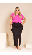 Saia-Longa-Bengaline-Camille-Plus-Size-PRETO Saia-Longa-Bengaline-Camille-Plus-Size-PRETO