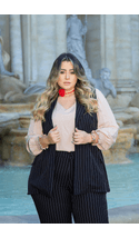 Colete-Alfaiataria-Risca-de-Giz-Plus-Size-PRETO Colete-Alfaiataria-Risca-de-Giz-Plus-Size-PRETO