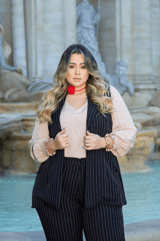 Colete-Alfaiataria-Risca-de-Giz-Plus-Size-PRETO