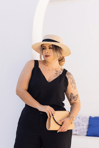 Regata-Slub-Armani-Plus-Size-PRETO