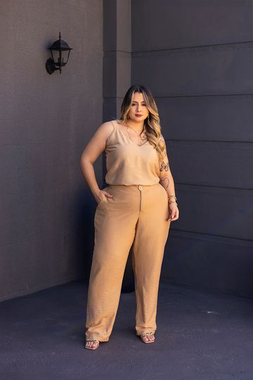Calca-Alfaiataria-Slub-Armani-Plus-Size-BEGE Calca-Alfaiataria-Slub-Armani-Plus-Size-BEGE