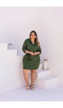 Vestido-Chemise-Slub-Armani-Bordado-plus-Size-VERDE