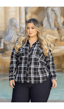 Camisa-Manga-Longa-Flanelado-Escocia-Plus-Size-XADREZ-PRETO