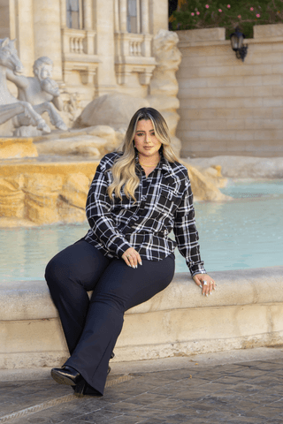 Camisa-Manga-Longa-Flanelado-Escocia-Plus-Size-XADREZ-PRETO