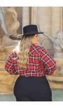 Camisa-Manga-Longa-Flanelado-Escocia-Plus-Size-XADREZ-VERMELHO