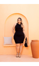 Saia-Canelada-Soho-Com-Botao-Plus-Size-PRETO Saia-Canelada-Soho-Com-Botao-Plus-Size-PRETO