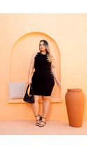 Saia-Canelada-Soho-Com-Botao-Plus-Size-PRETO Saia-Canelada-Soho-Com-Botao-Plus-Size-PRETO