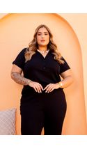 Blusa-Gola-Polo-Malha-Canelada-Plus-Size-PRETO Blusa-Gola-Polo-Malha-Canelada-Plus-Size-PRETO