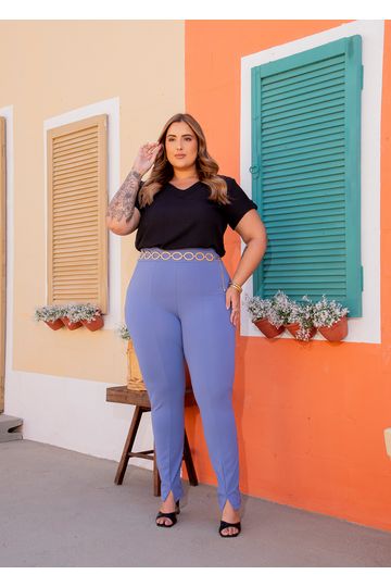 Calca-Skinny-Prada-Fenda-Frontal-Plus-Size-AZUL Calca-Skinny-Prada-Fenda-Frontal-Plus-Size-AZUL