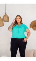 Blusa-Giulia-Decote-V-Franzido-Plus-Size-VERDE-CLARO