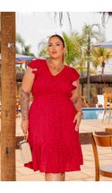 Vestido-Curto-Viscose-Marcia-Plus-Size-POA-FUNDO-VERMELHO