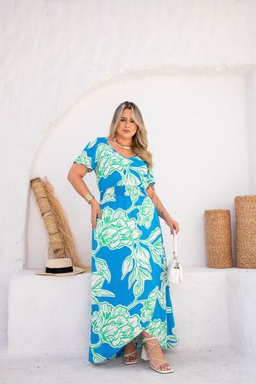 Vestido-Longo-Viscose-Katherine-Plus-Size-FUNDO-AZUL-COM-ESTAMPA-VERDE