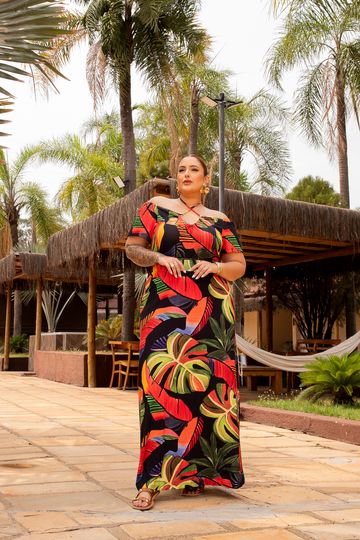 Vestido-Longo-Amarril-Hortensia-Malha-Plus-Size-FUNDO-PRETO-COM-FOLHAGEM Vestido-Longo-Amarril-Hortensia-Malha-Plus-Size-FUNDO-PRETO-COM-FOLHAGEM