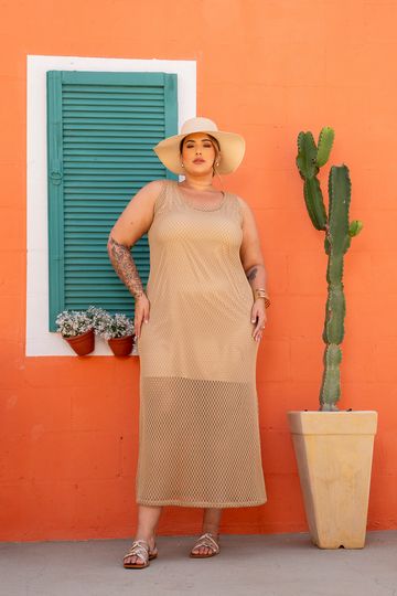 Vestido-Longo-Tela-Dalia-Plus-Size-BEGE Vestido-Longo-Tela-Dalia-Plus-Size-BEGE