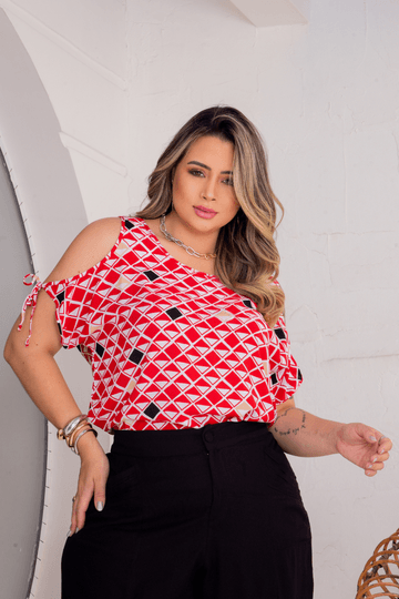 Blusa-Manga-Morcego-Amarracao-Plus-Size-ESTAMPA-FUNDO-VERMELHO Blusa-Manga-Morcego-Amarracao-Plus-Size-ESTAMPA-FUNDO-VERMELHO