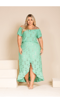 Saia-Midi-Malha-Laise-Plus-Size-VERDE Saia-Midi-Malha-Laise-Plus-Size-VERDE