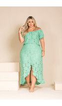 Saia-Midi-Malha-Laise-Plus-Size-VERDE Saia-Midi-Malha-Laise-Plus-Size-VERDE