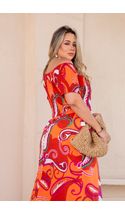 Vestido-Longo-Lastex-Audrey-Plus-Size-ARABESCO-FUNDO-LARANJA