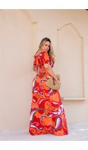 Vestido-Longo-Lastex-Audrey-Plus-Size-ARABESCO-FUNDO-LARANJA