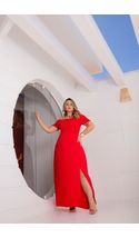 Vestido-Longo-Lastex-Audrey-Plus-Size-VERMELHO