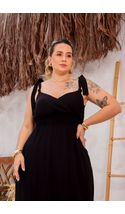 Vestido-Longo-Elisabeth-Com-No-e-Babado-Plus-Size-PRETO