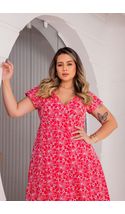 Vestido-Longo-Laise-Recortes-Plus-Size-VERMELHO