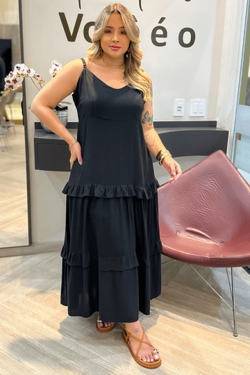Vestido-Longo-Babado-Emily-Plus-Size-PRETO Vestido-Longo-Babado-Emily-Plus-Size-PRETO
