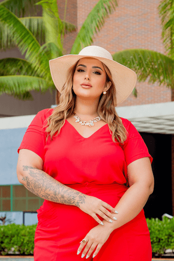 Blusa-Maya-Nervuras-Viscose-Plus-Size-VERMELHO Blusa-Maya-Nervuras-Viscose-Plus-Size-VERMELHO