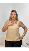 Blusa-Decote-Assimetrico-Aruba-Plus-Size-BEGE Blusa-Decote-Assimetrico-Aruba-Plus-Size-BEGE