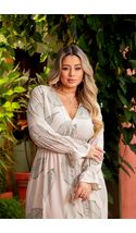 Vestido-New-Vitoria-Manga-Longa-Plus-Size-FUNDO-BEGE-COM-FOLHAGEM