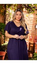 Vestido-Midi-Viscose-Bolso-Frontal-Plus-Size-MARINHO